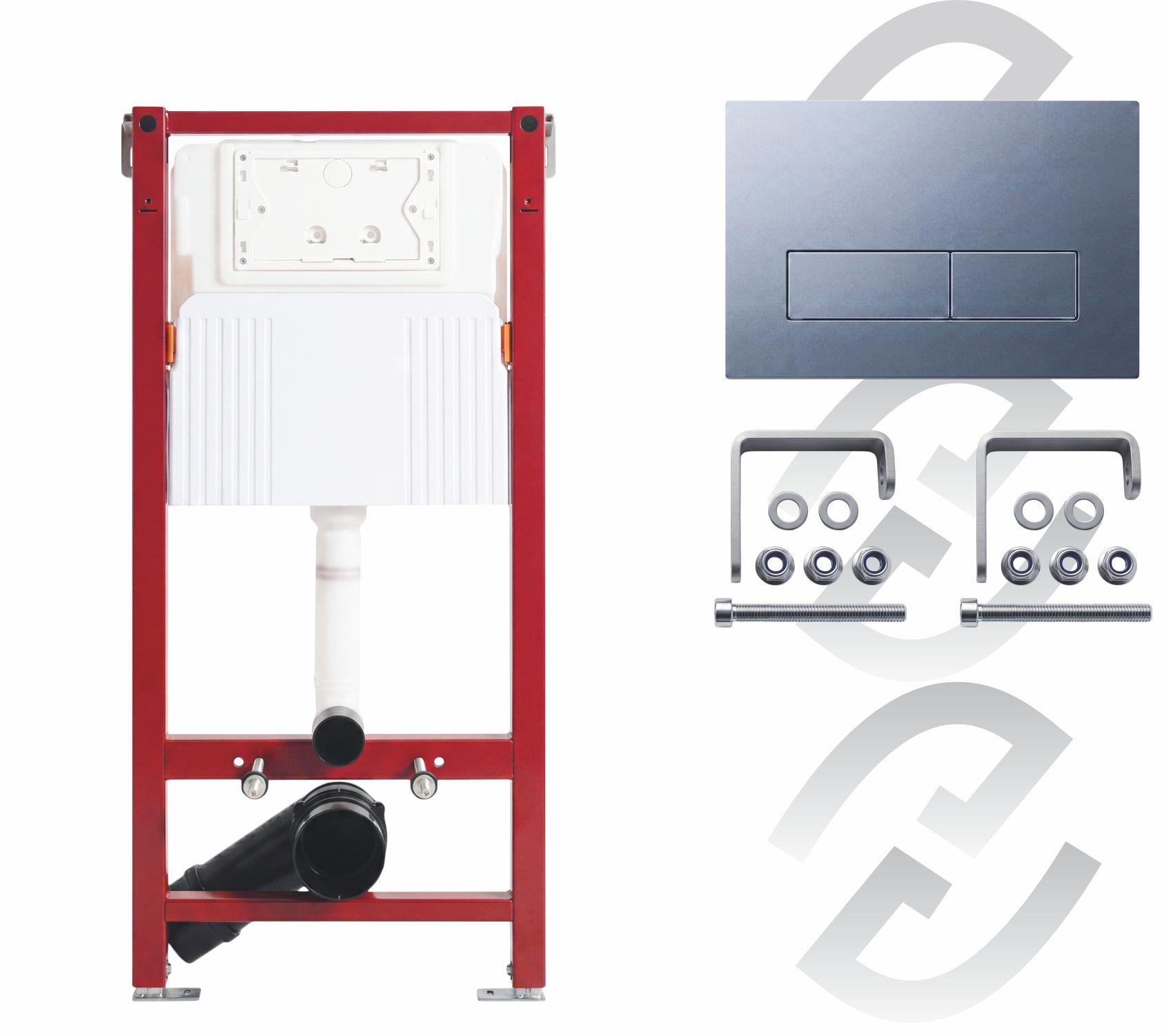 Инсталляция ADVANCED PLUMBING механика с кнопкой хром CC-STD-010