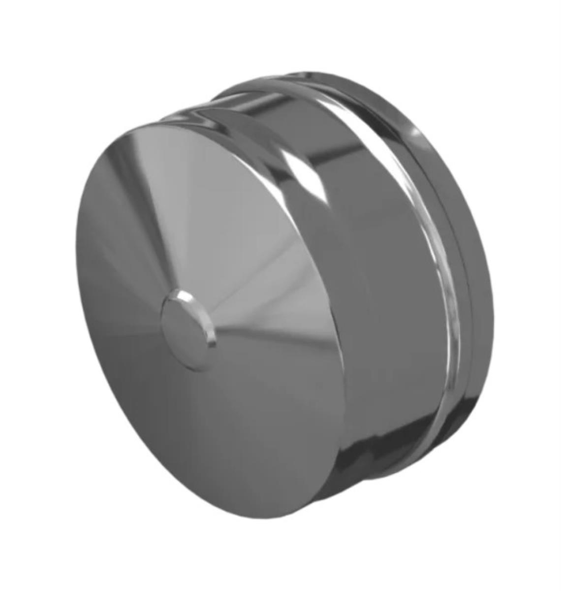 Заглушка внешняя д/трубы (430/0,5 мм) Ф300 (нижняя) FERRUM