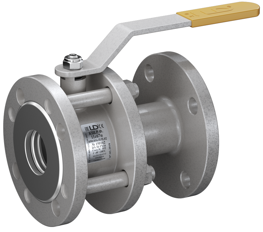 Кран шаровый LD КШРФ из стали 20 Ду100 Ру1,6МПа полнопроходной