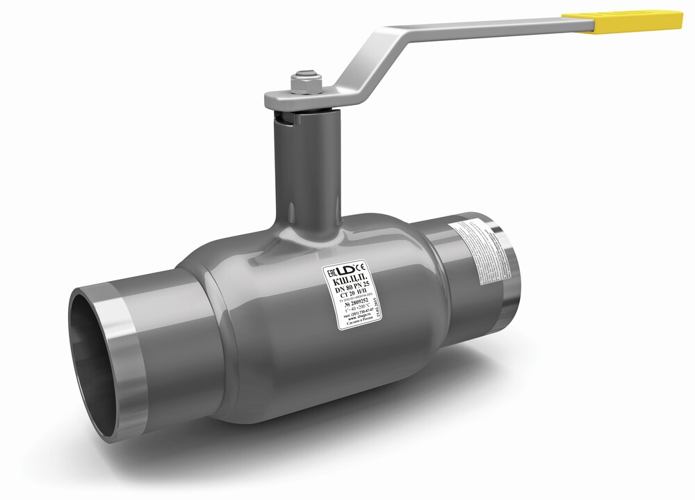 Кран шаровый LD КШЦП из стали 20 Ду80/70 Ру2,5МПа Стандартнопроходной