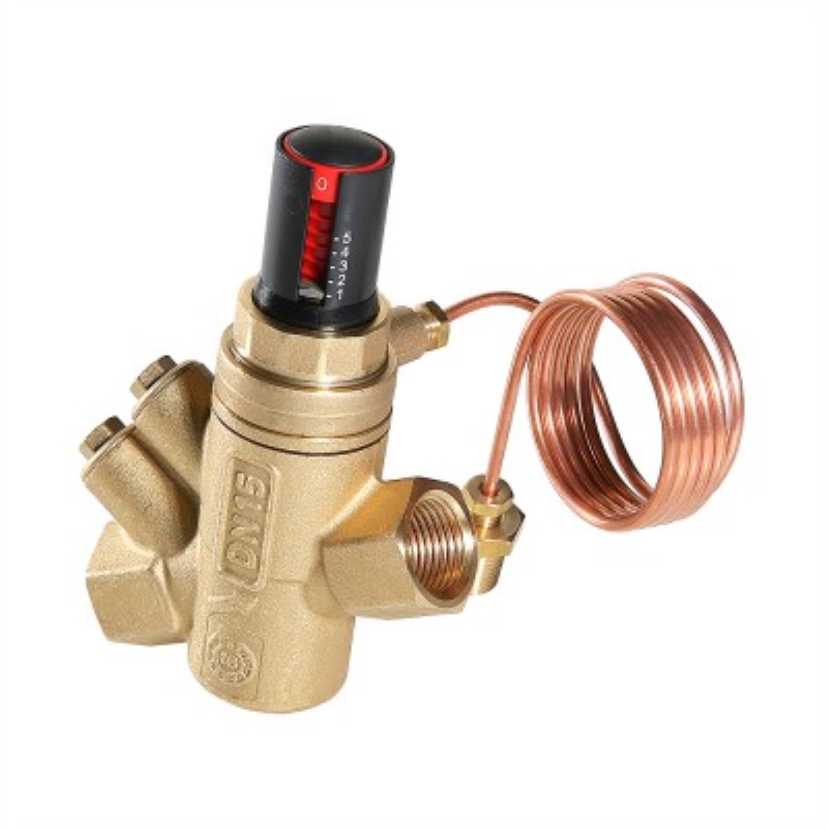 Автоматический регулятор перепада давления регулируемый 1/2” 5-50 кПа (VT.043.G.0401)