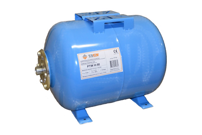 Гидроаккумулятор для водоснабжения TAEN WT-50LH (горизонтальный)