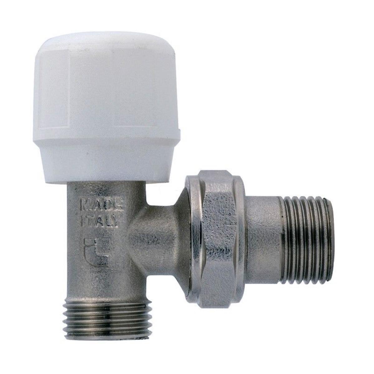 Клапан для радиатора УГЛОВОЙ верх. 1/2" к соединениям типа Multi-Fit арт 510 (395) ITAP