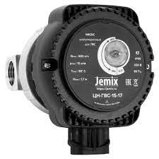 Циркуляционный насос Циркуляционный насос JEMIX для ГВС,Мощность 3-9 Вт.Произв-ть до 600 л/час.Подкл. 20 мм.Макс.подъем 1,7м (ЦН-ГВС-15-17)