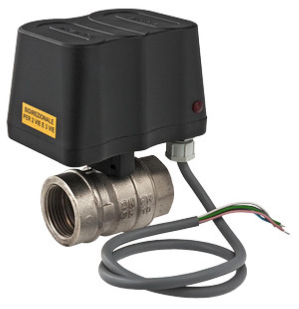 Кран шар. двухход. 1 1/4", с сервоприводом ENOLGAS