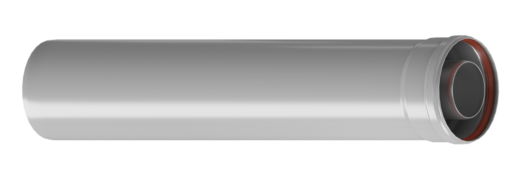 Удлинение Ø80/125 500мм KRATS (CE8-0.5-02)