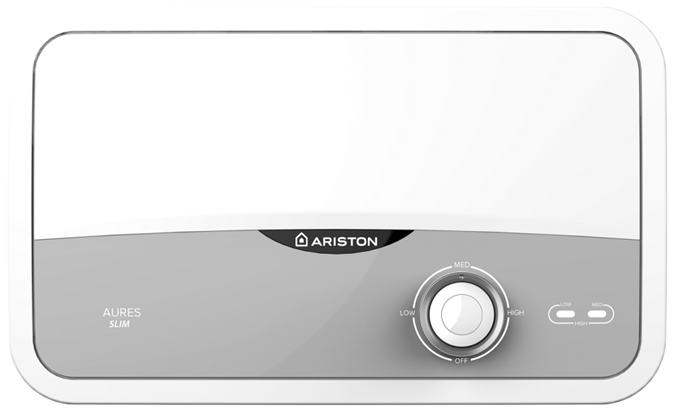Электрический водонагреватель проточный ARISTON AURES S 3.5 COM PL