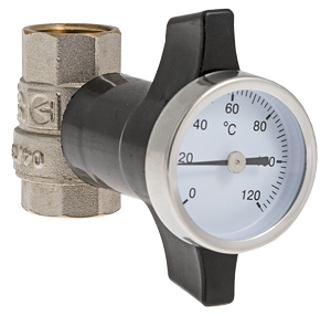 Кран шар. c термометром, 3/4" (VT.808.N.05)