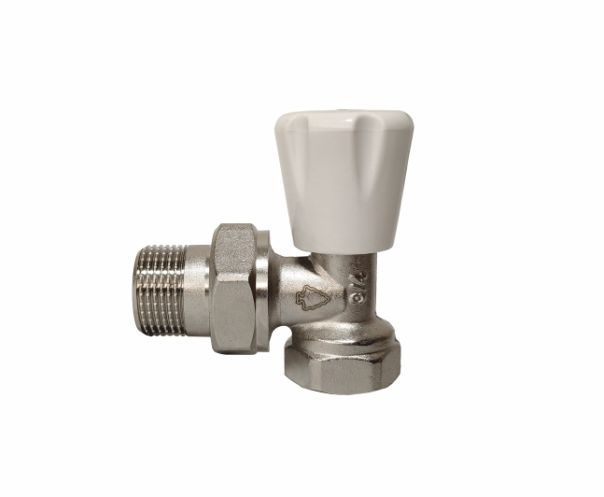 Радиаторный клапан ручной 3/4" Arrowhead Element-M, угловой , Ду20 (211133)