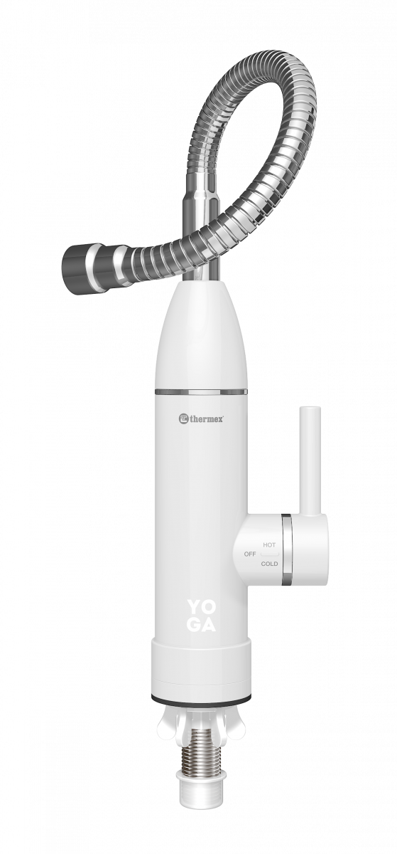 Электрический водонагреватель проточный Смеситель THERMEX Yoga 3000