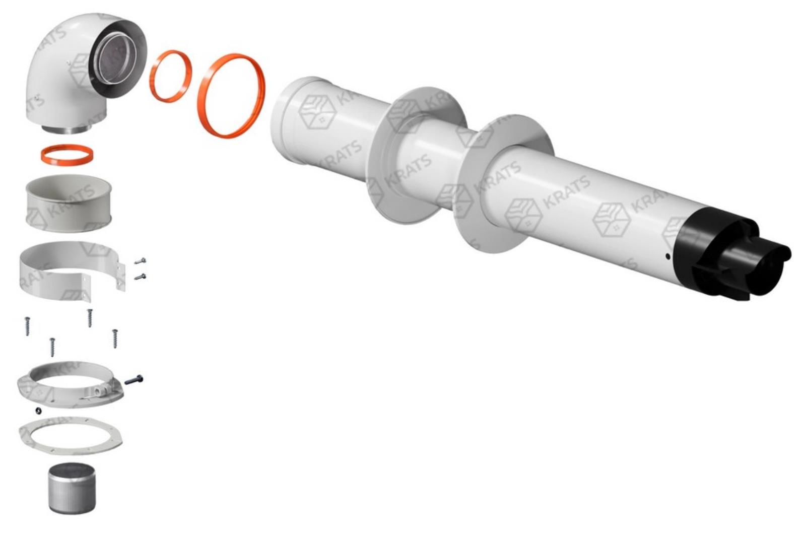 Комплект дымохода KRATS 60/100 KTS-01-075