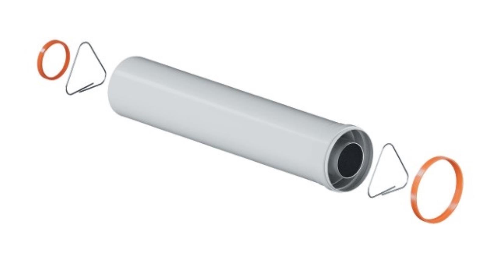 Удлинитель KRATS D 60/100 L-1000 мм Y-1M