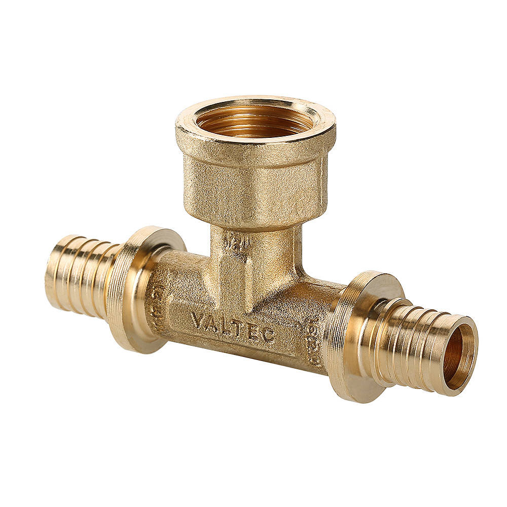 Тройник надвижной с переходом на вн.р. 25(3,5) х 3/4" х 25(3,5) (VTm.432.BG.250525)