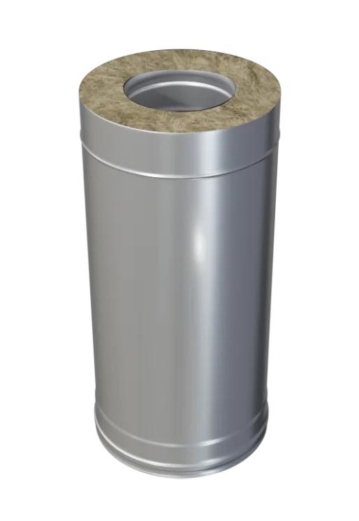 Сэндвич Труба 200*110 0,5м (нерж.0.5мм+оцинк.) (FERRUM)