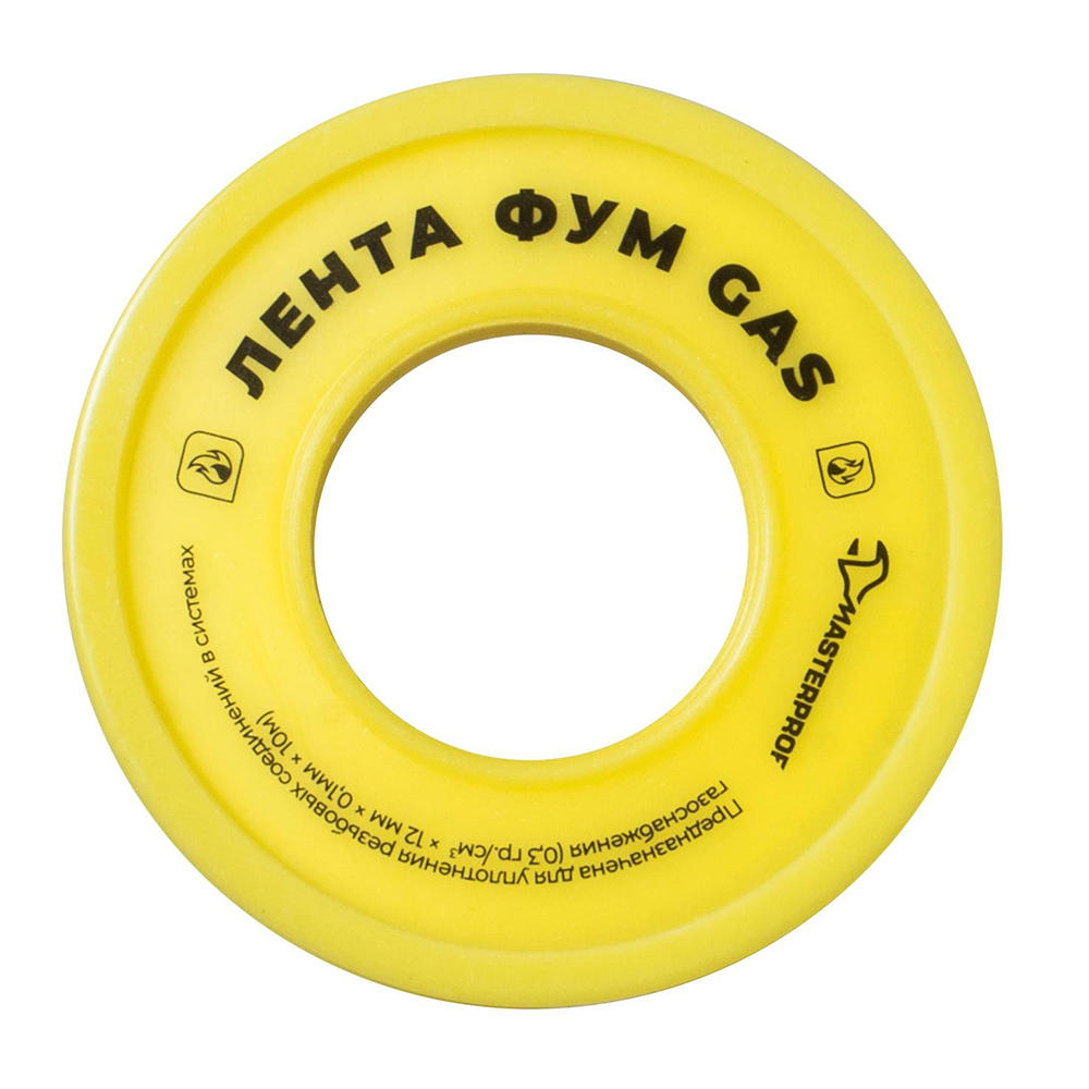 Лента ФУМ GAS 12 мм х 0,1 мм х 10 м (ИС.130218)