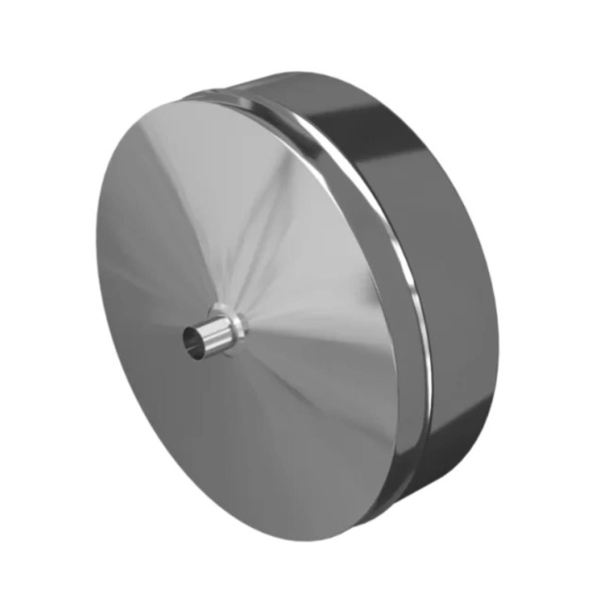 Заглушка 400 внутр. с конденсатоотводом  (FERRUM)