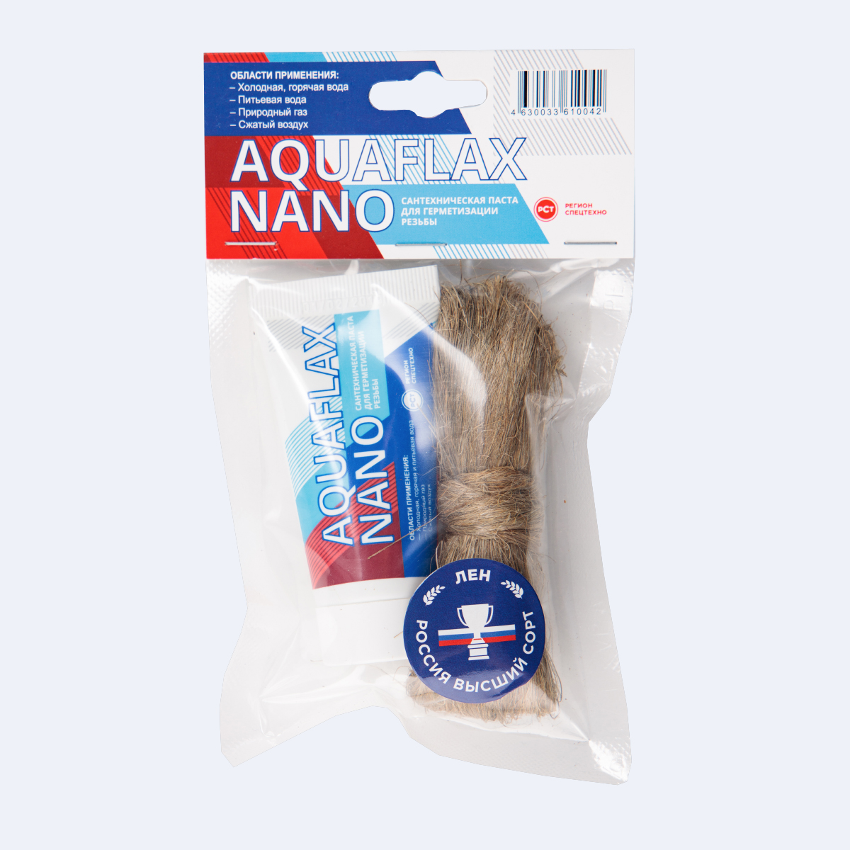 Комплект Aquaflax Nano (30 гр. паста + 15 гр. лен европейский)