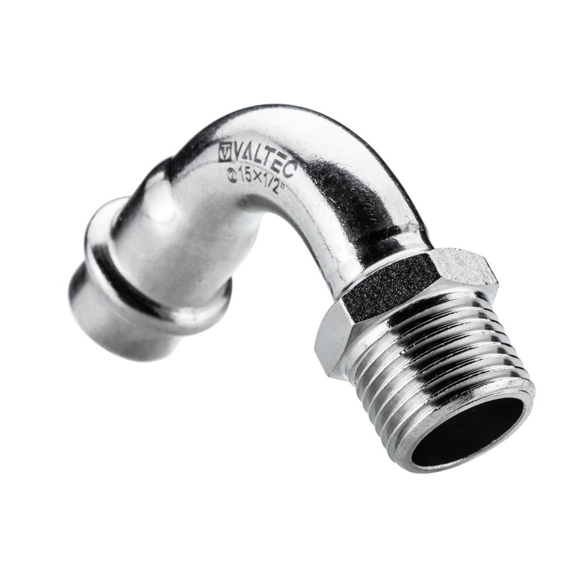 Угольник 90 22х1/2" нар.р. нерж. сталь (VTi.957.I.001805)