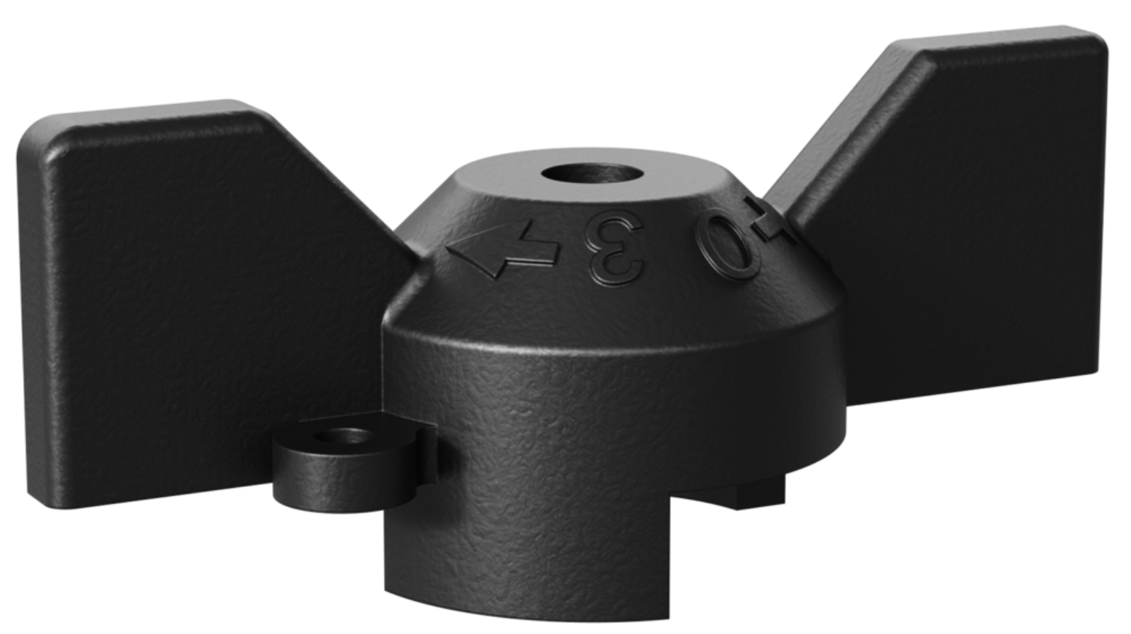 Рукоятка "Бабочка" (Черная) для DN 15, 20