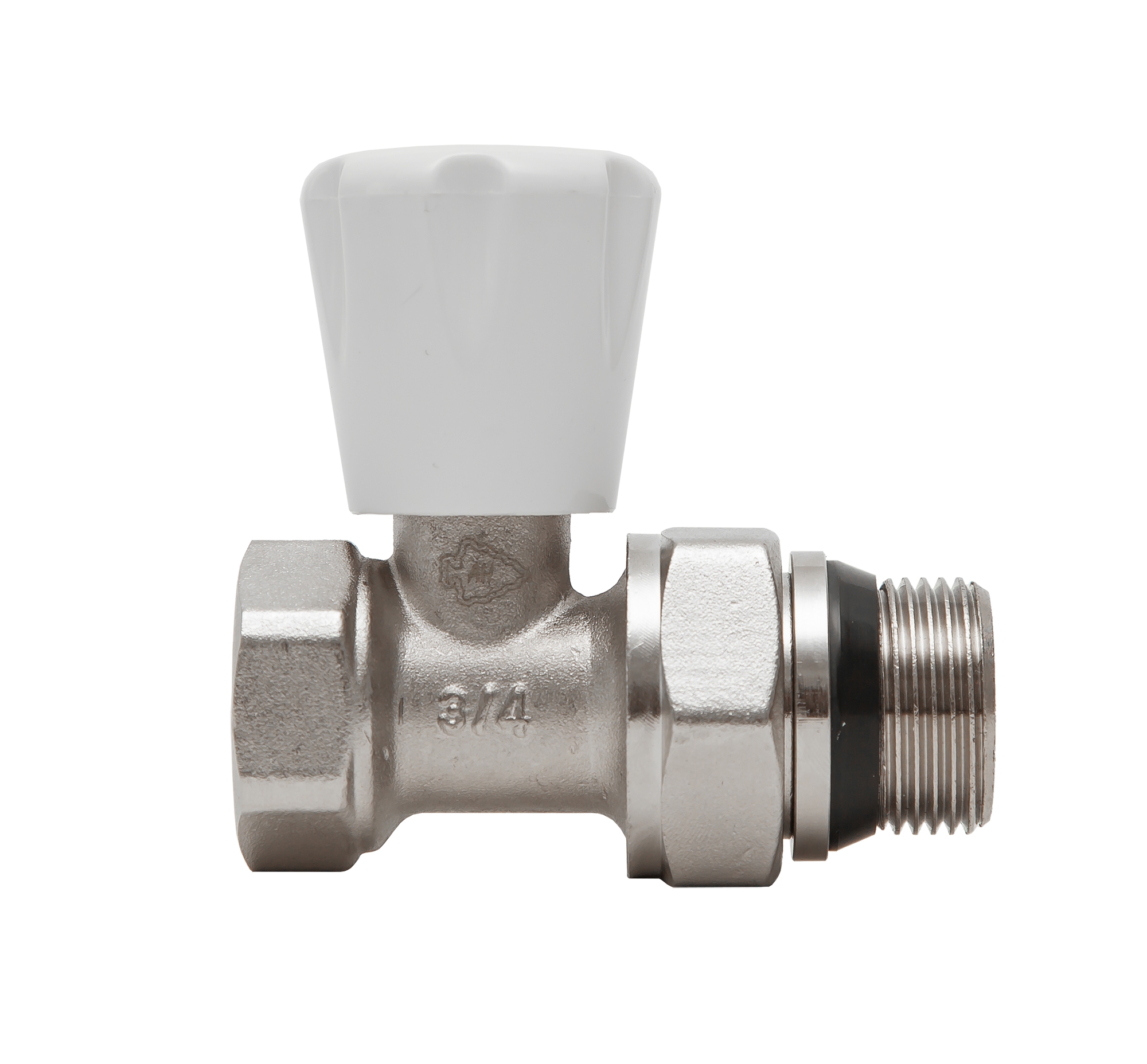 Радиаторный клапан ручной 1/2" Arrowhead Element-M, прямой , Ду15 (211022) (с уплотнительным кольцом)