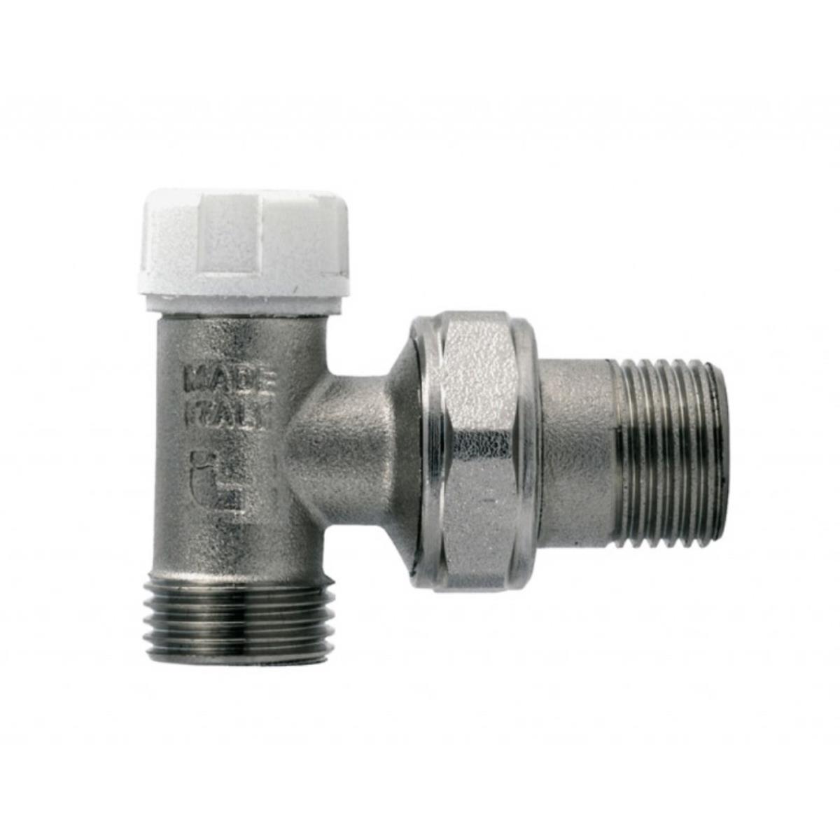 Клапан для радиатора УГЛОВОЙ нижн. 1/2" к соединениям типа Multi-Fit арт 510 (397) ITAP
