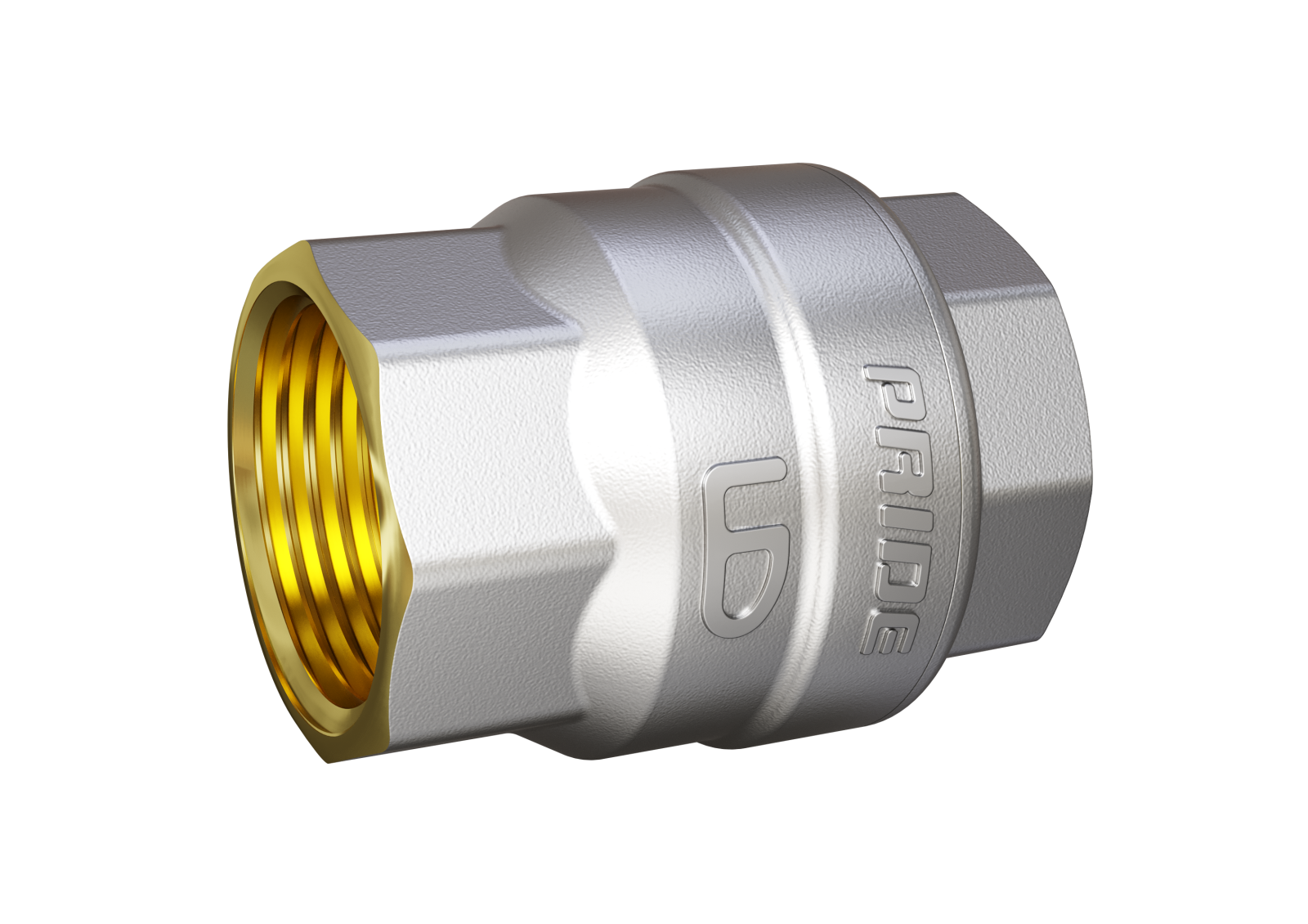 Клапан обратный 1 1/4" пружинный латунный шток LD Pride 58.32.В-В "LD Pride"