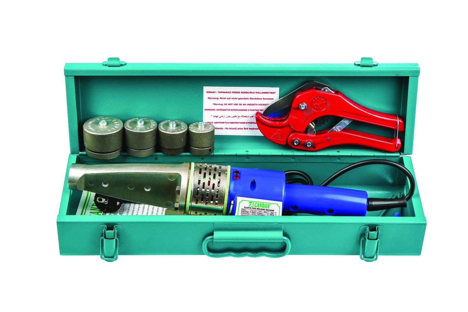 Сварочный аппарат CANDAN (20-40) CM-02 SET (1500Вт, ножницы, метал.кейс)