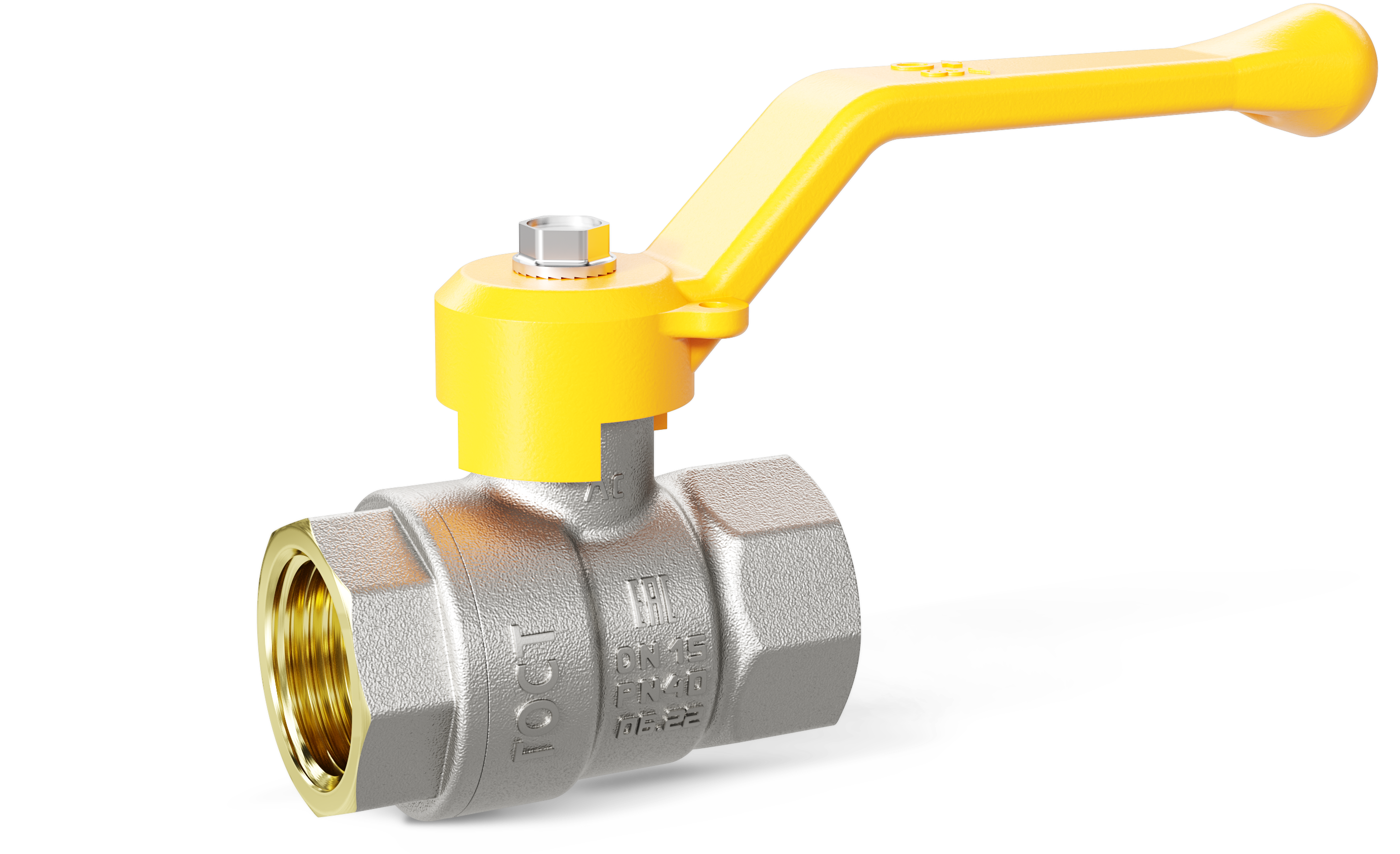 Кран шар.газовый.32 (1 1/4").Внут-Внут.Ручка.GAS "LD Pride" (новый)