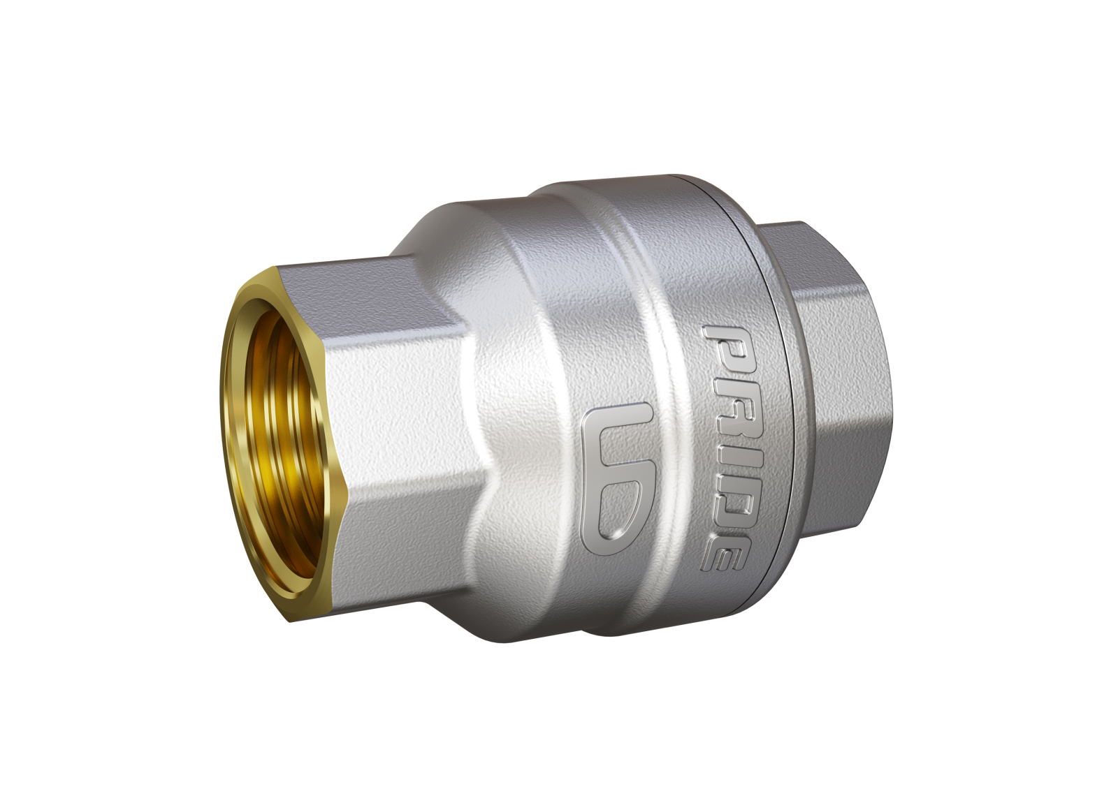 Клапан обратный 1/2" пружинный латунный шток LD Pride 58.15.В-В "LD Pride" (новый)