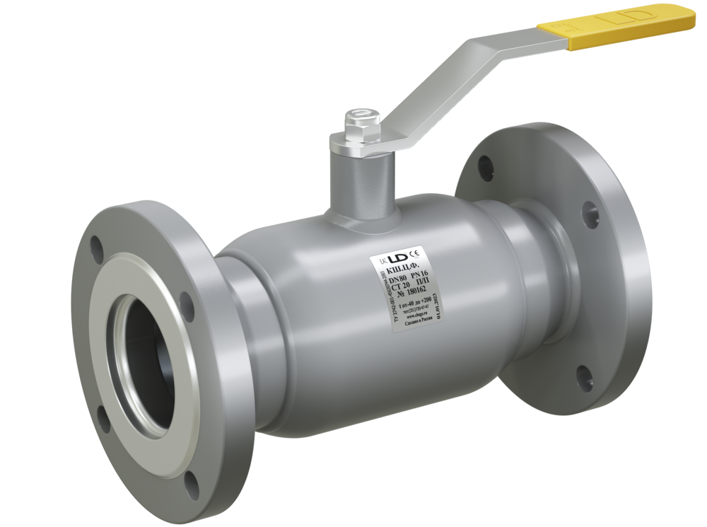 Кран шаровый LD КШЦФ из стали 20 Ду32 Ру4,0МПа полнопроходной