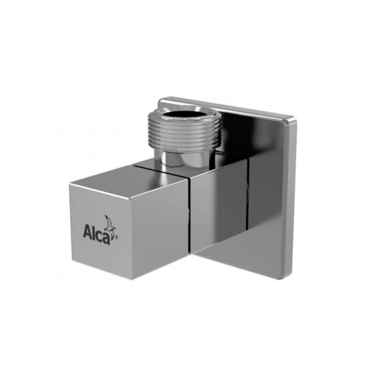 Угловой вентиль 1/2"×1/2", квадратный ALCA PLAST (ARV004)