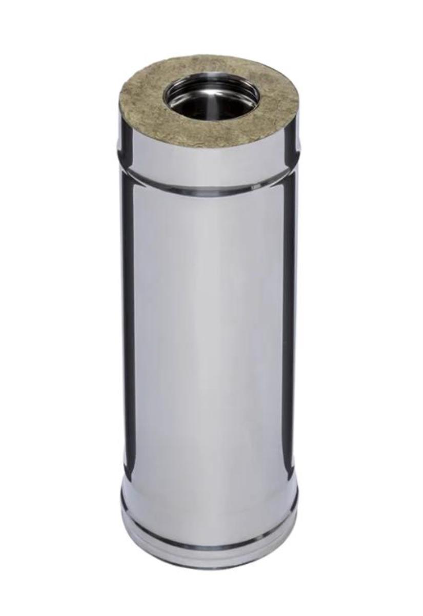 Сэндвич Труба 350*250 0,5м (430/0,8мм + нерж.)  (FERRUM)