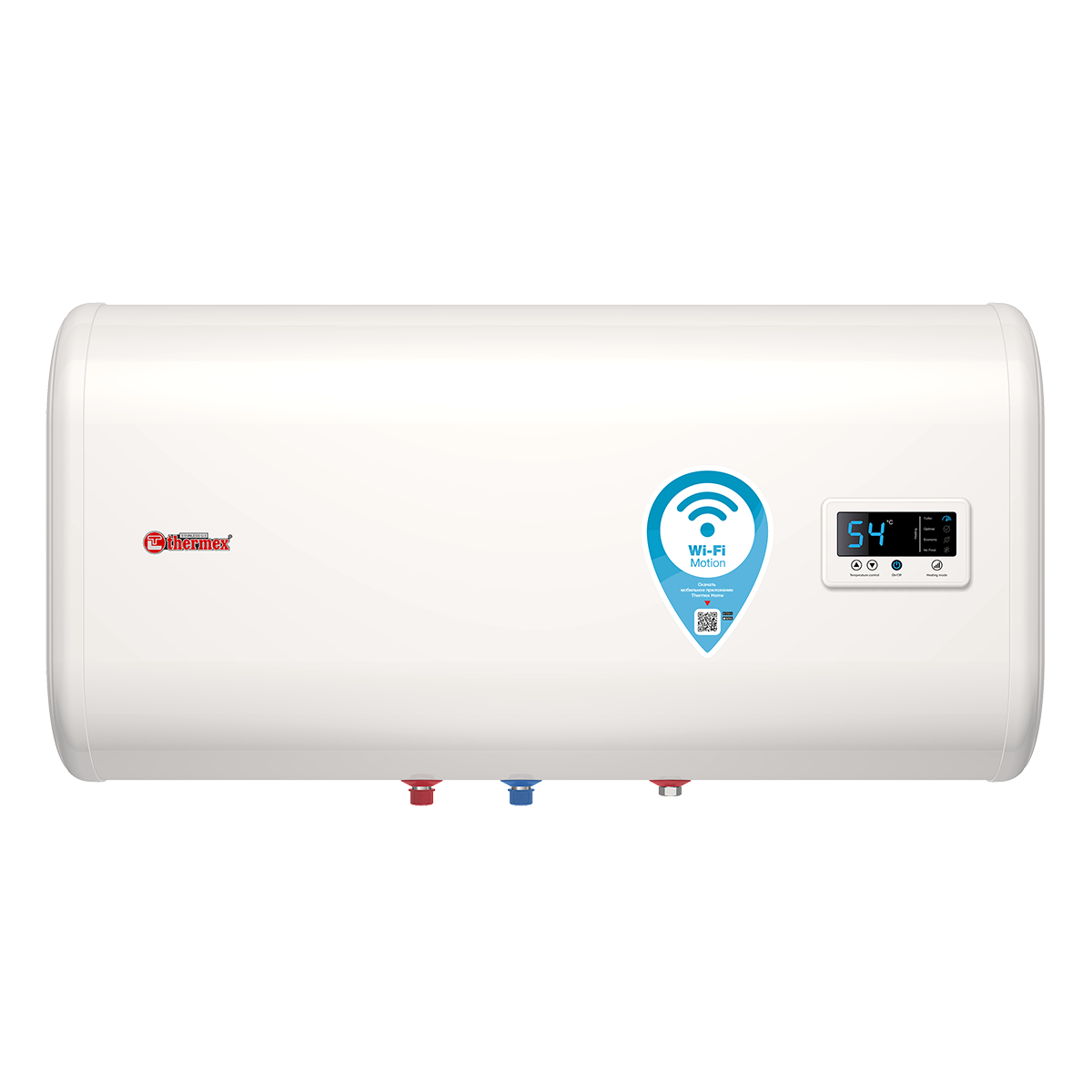 Электрический водонагреватель накопительный THERMEX FLAT PLUS IF 80-H PRO Wi-Fi