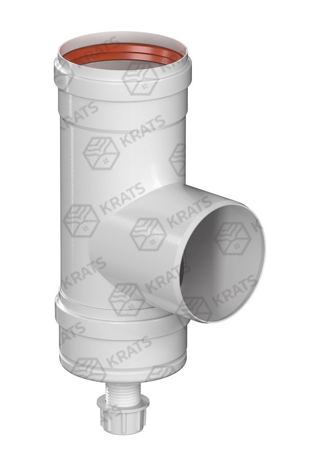 Конденсатоcборник Т-образный D 80 с штуцером KRATS (T-80-T)