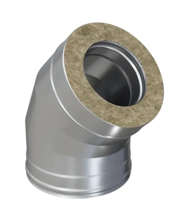 Сэндвич Колено 280*200*45 (нерж.0.5мм+оцинк.)  (FERRUM)