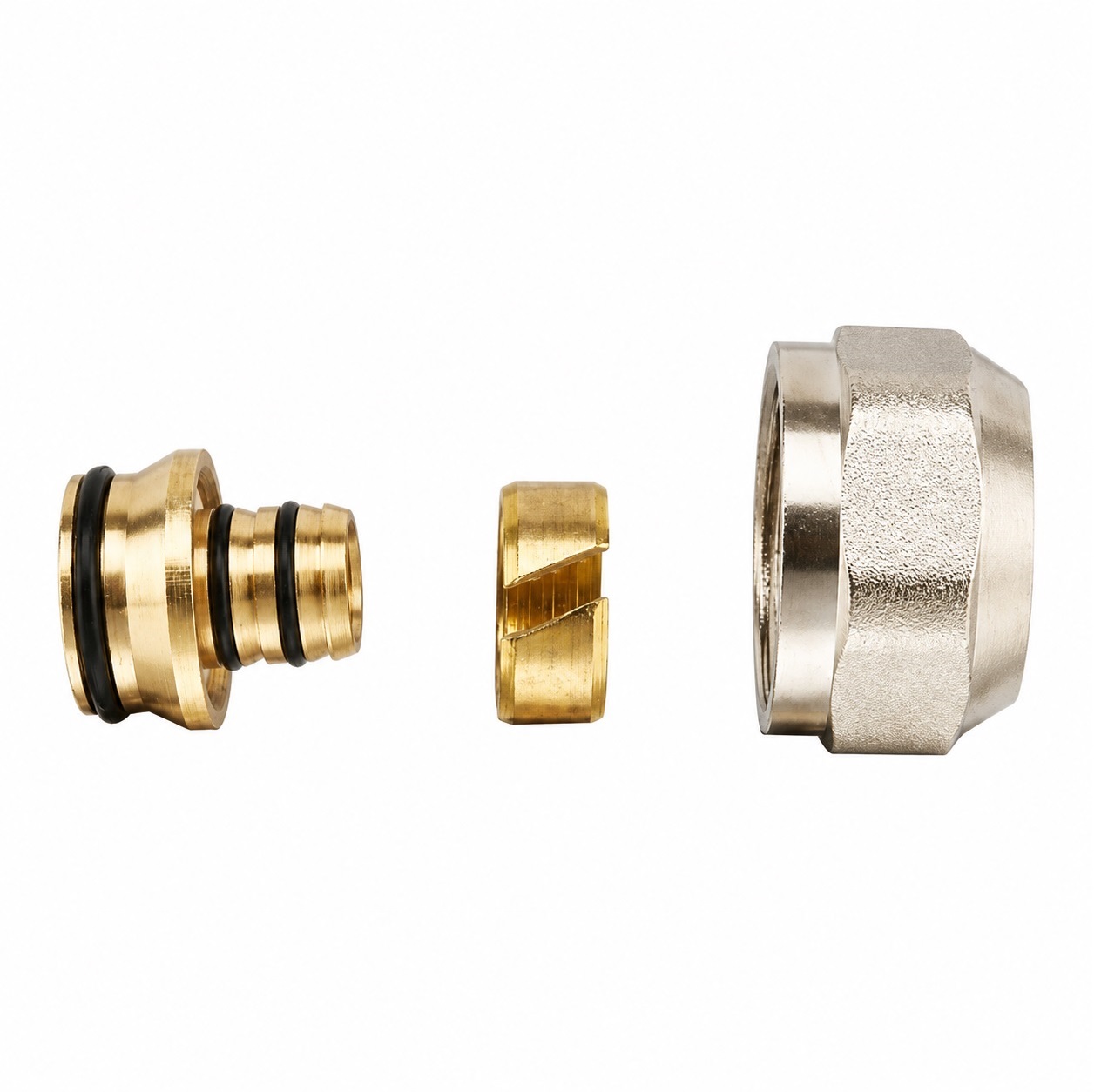 Фитинг Евроконус для трубы, латунь, 16х3/4"х2,0, ALLFORFIX (MA-BR)