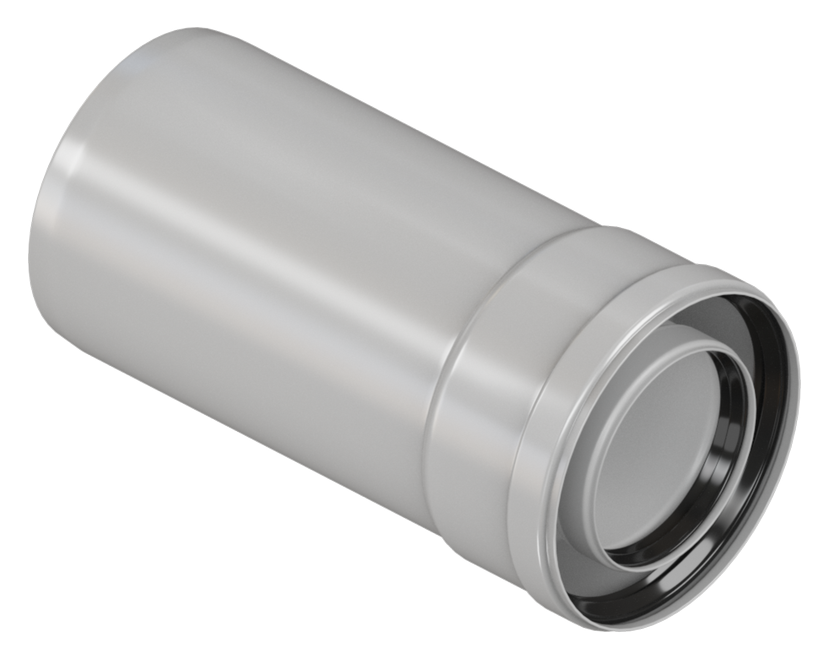 Удлинитель дымохода коакс.для конденсат. 80/125 L-250 мм KRATS (CE8-LN-0.25)