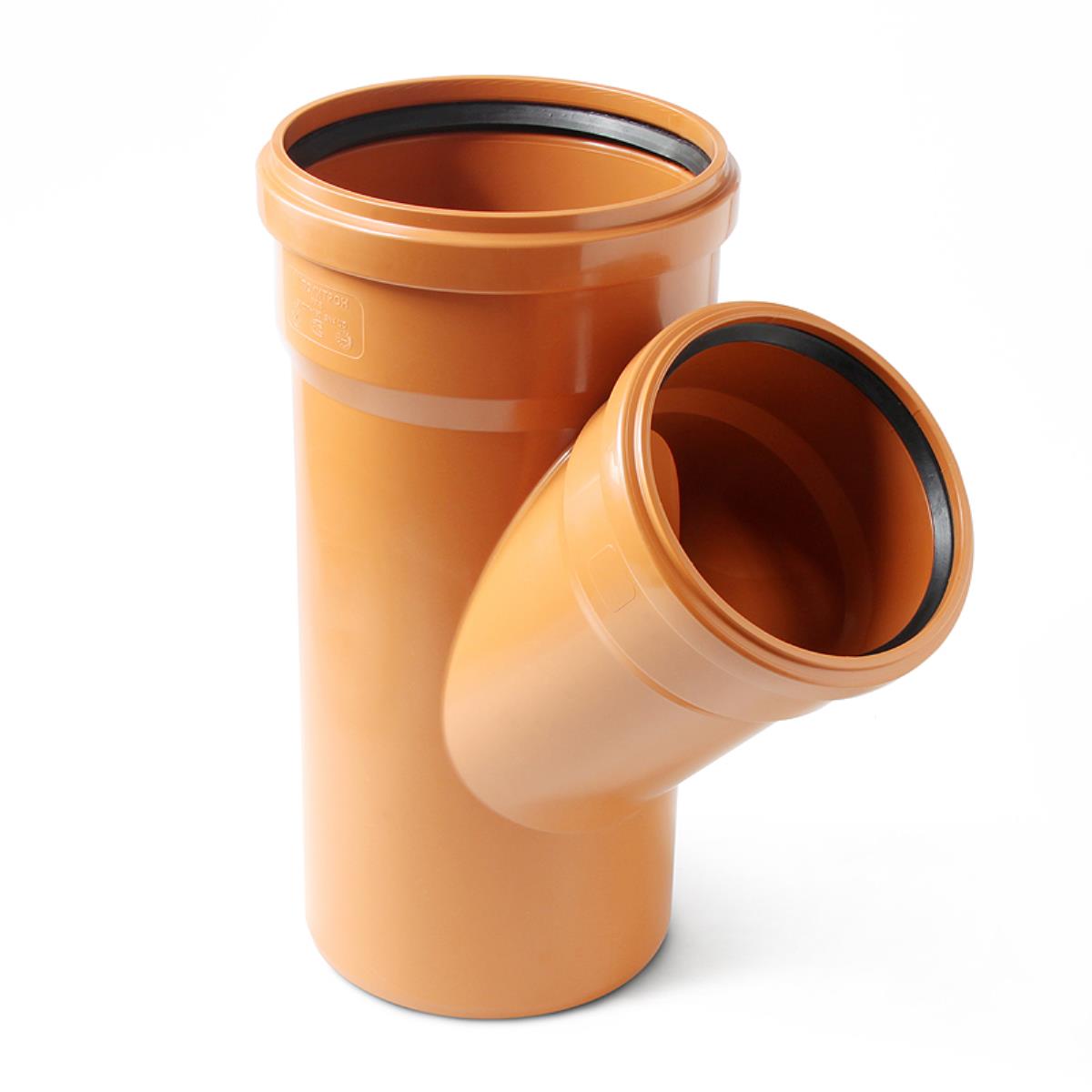 PP Тройник для наружной канализации Pro Aqua Terra 200x110/45