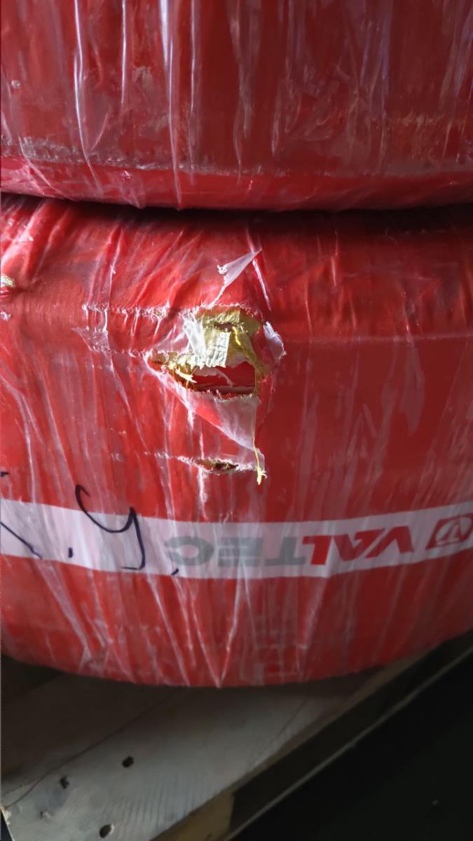 Труба Valtec PEX-EVOH (тип: PE-Xb) 16(2,0) бухта 600м (VP1620.3) красная(повреждение упаковки/корпуса)