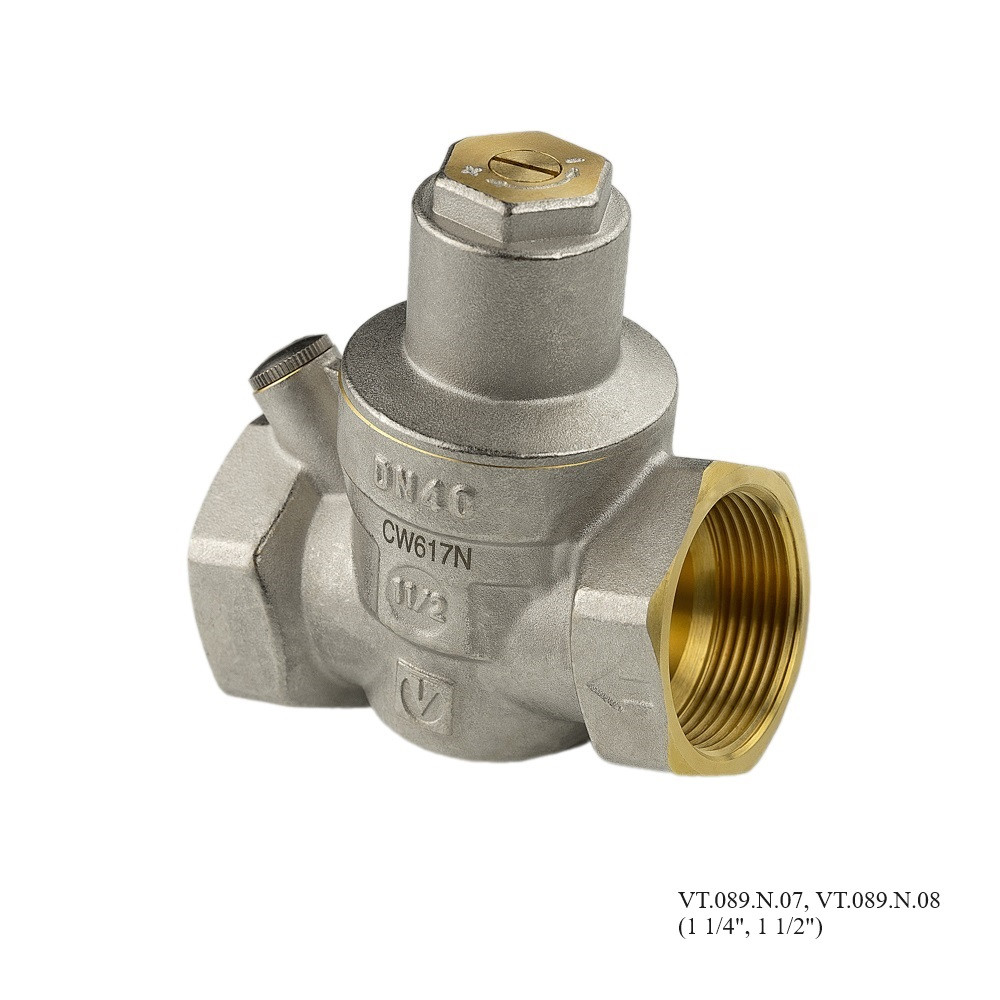 Редуктор давления мембранный регулируемый 1 1/2" от 1 до 5 бар (VT.089.N.08)