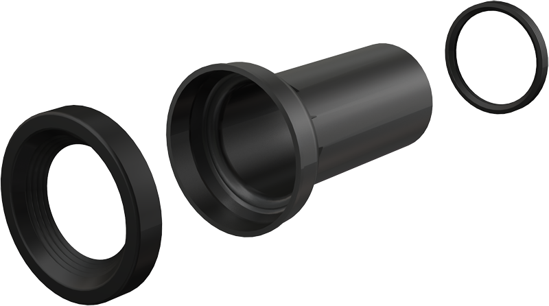 Прокладка + соединитель + прокладка соединителя ALCAPLAST (M902)