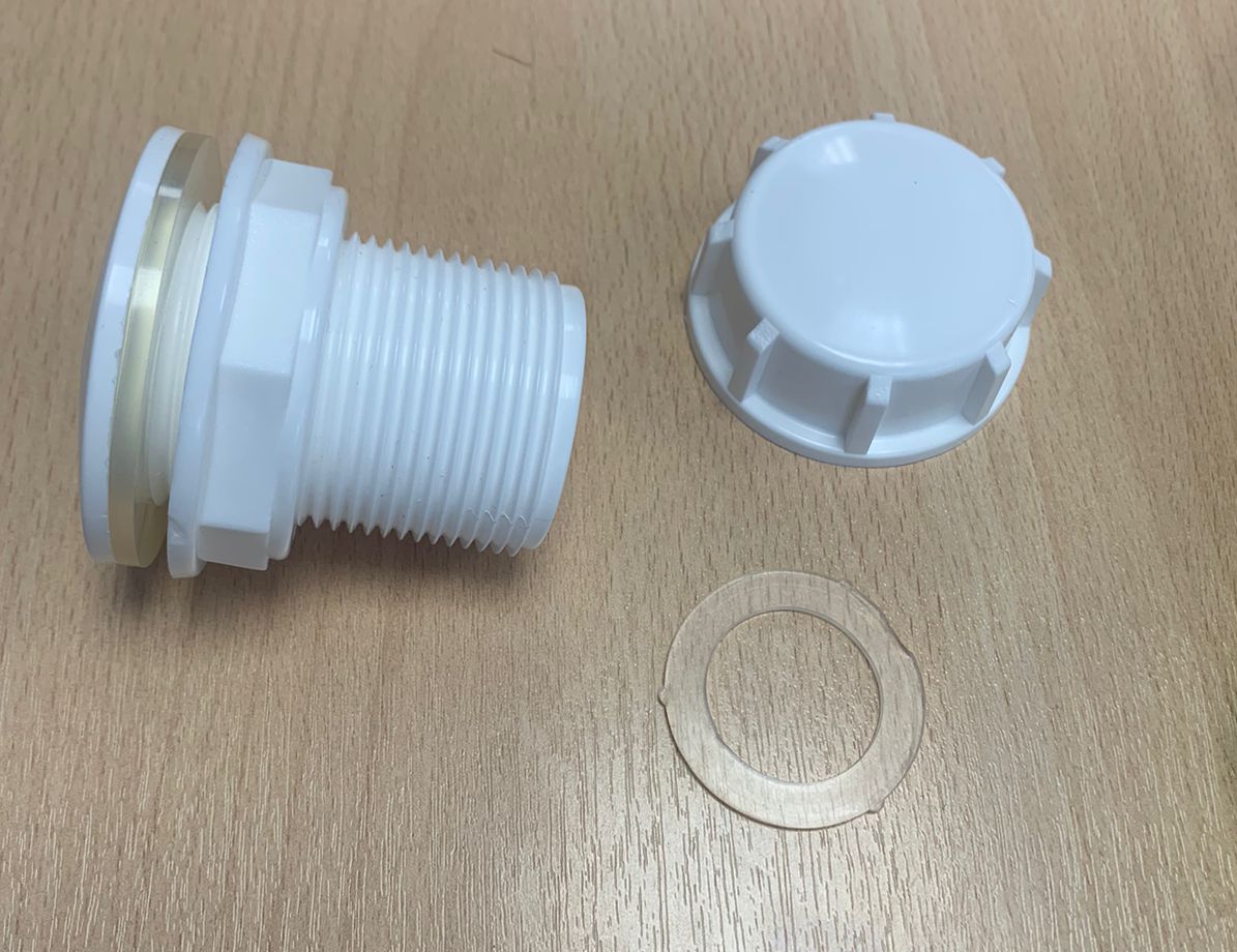 АНИОН Отвод из бака в сборе 1 1/4" (ОБ-30Н2Б) белый Россия