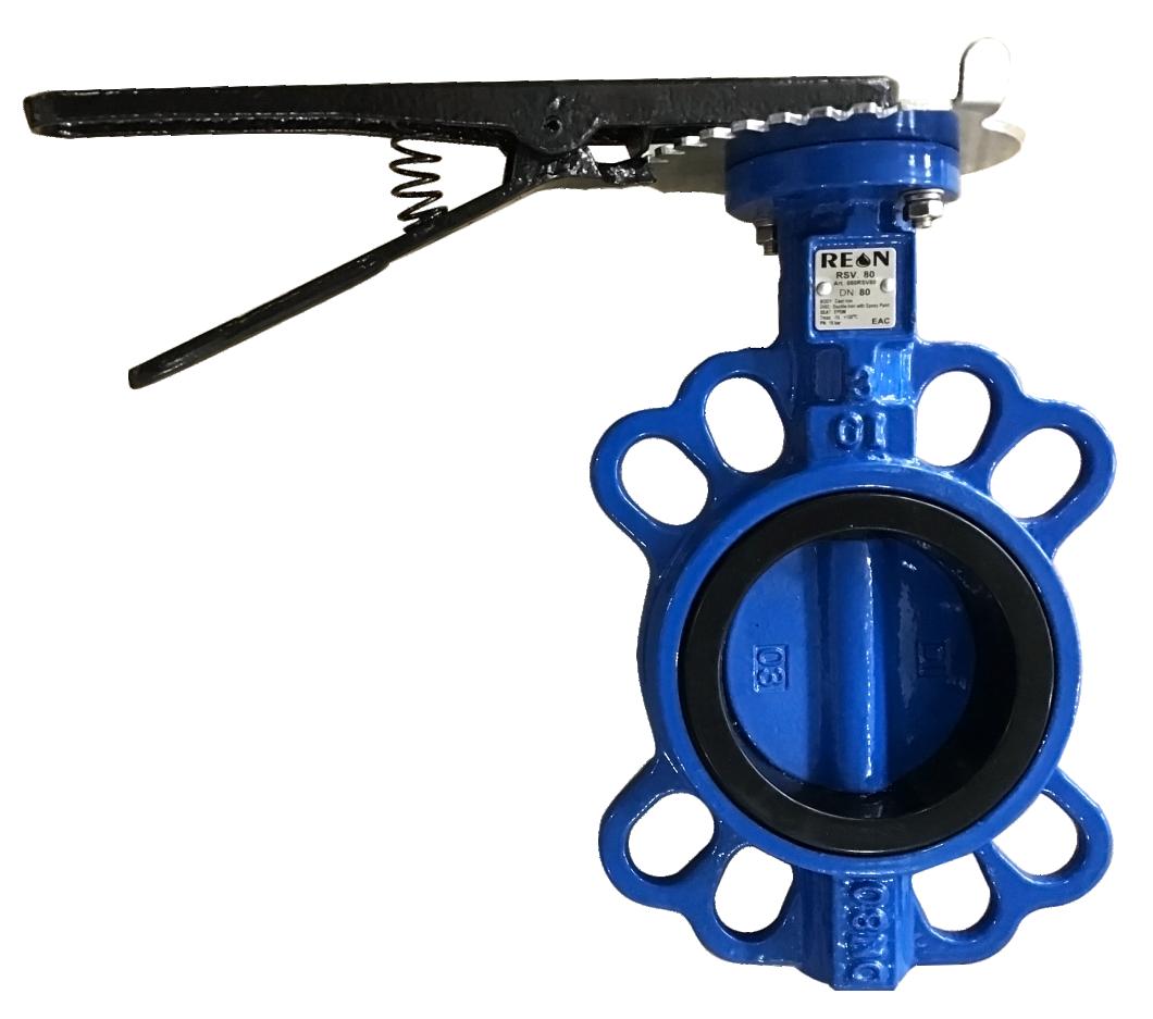 Дисковый поворотный затвор Ду 40 REON тип RSV80 (PN16, Траб.=95°С, Тmax=120°С) (040RSV80)