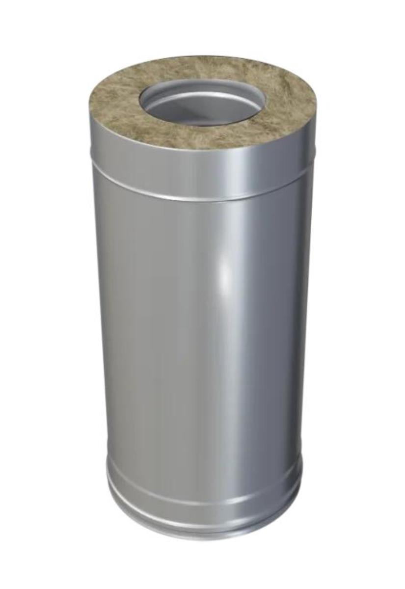 Сэндвич Труба 200*115 0,5м (430/0,8мм + оц.) (FERRUM)