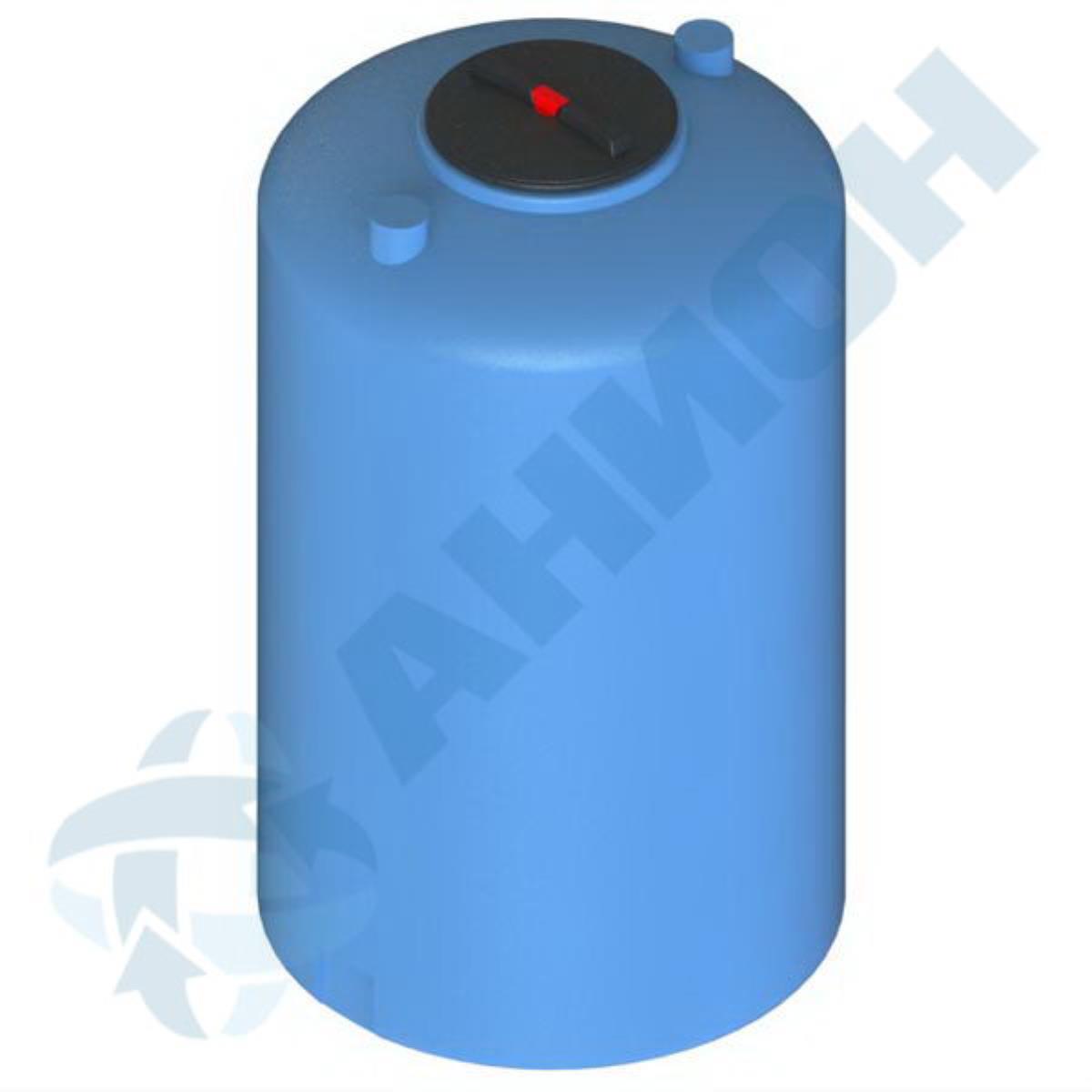 Пластиковая емкость АНИОН 1600ВФК2 цилиндрическая вертикальная 1 600 л с дыхательным клапаном