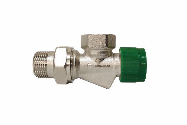 Термостатический радиаторный клапан 3/4" Arrowhead Element, осевой, с преднастройкой Ду20 (212233)