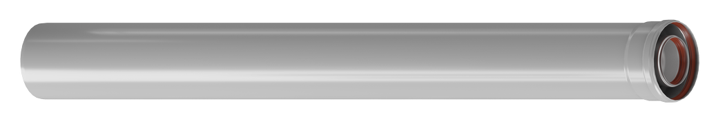 Удлинение Ø80/125 1000мм KRATS (CE8-1-02) (Y125-1T)