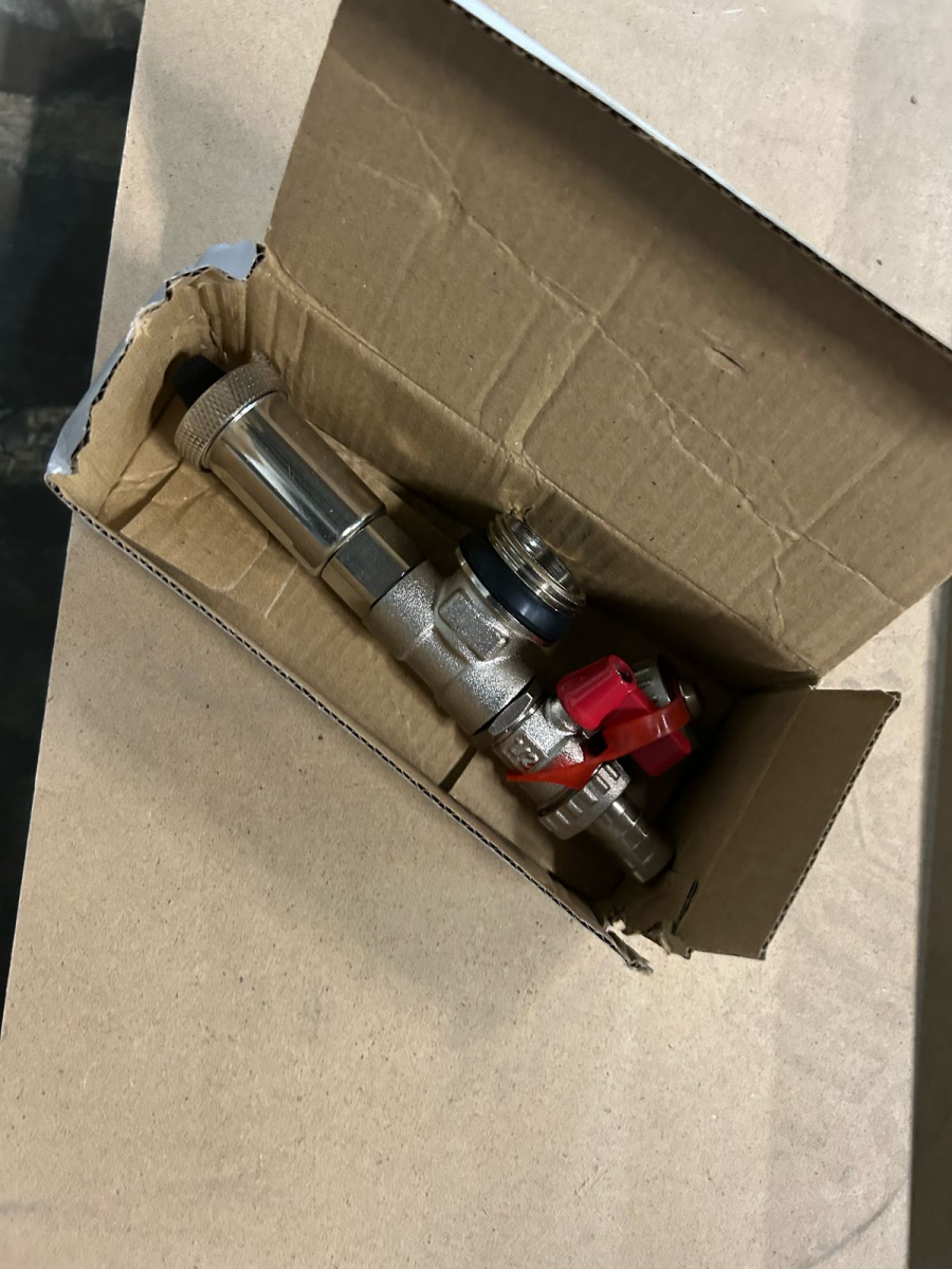 Конечный элемент (автоматический воздухоотводчик и сливной кран) 1" (CS-902-25)(повреждение упаковки)