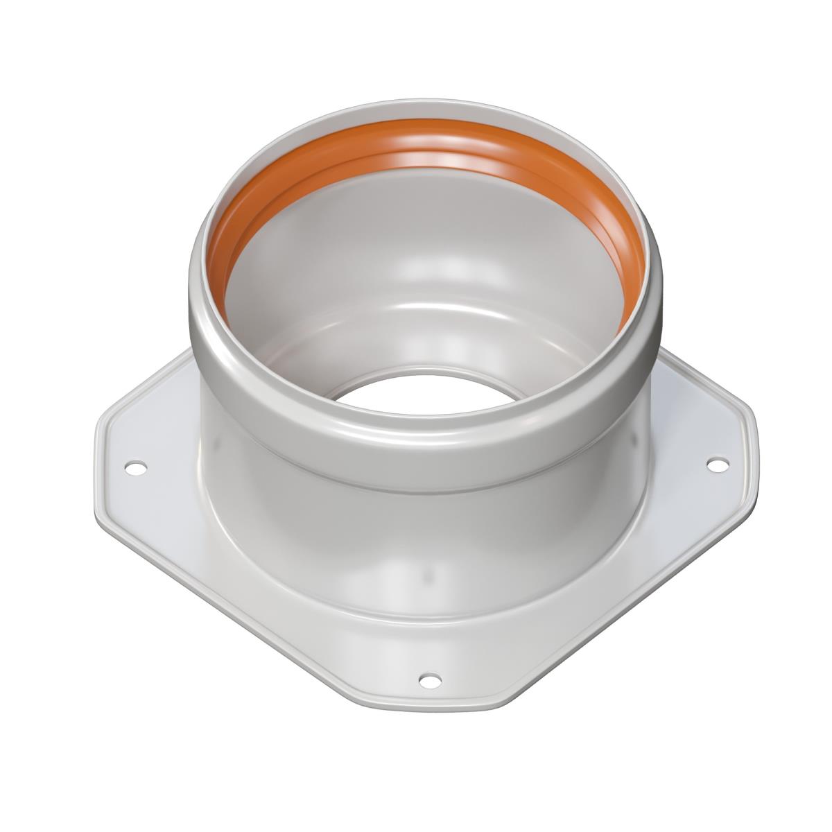 Адаптер раздельный D 80 (газоход) для перехода на двухтрубную систему (Immergas) KRATS (VA80-02)