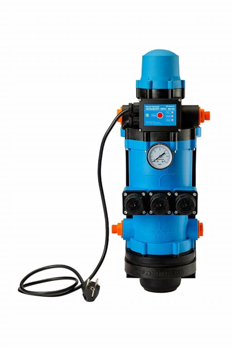 Насосная станция Насос-автомат «КОМФОРТ ПРО» 80/40 (1100Вт, 80 л/мин, 35м) (4004)